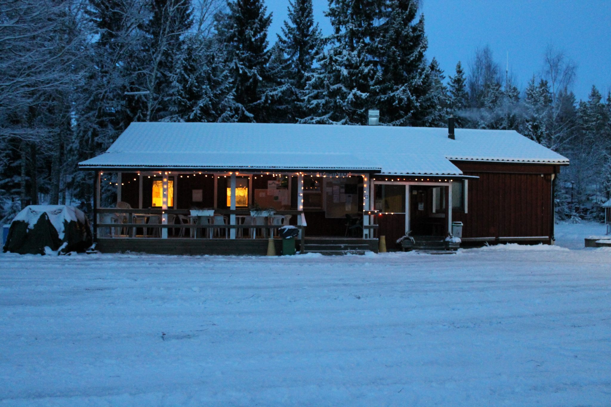 The winter in Kesäniemi